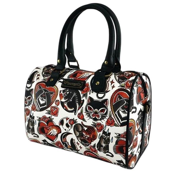 NWOT Loungefly Tattoo Cat Crossbody Purse - Picture 1 of 7